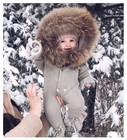 European And American Stitching Hooded Single-breasted Baby Jacket