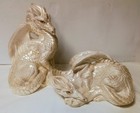 Windstone Editions Permanently Retired Dragons White Pearl W  Gold Accents 