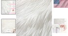 Luxurious 60x18 Inch Soft White Faux Fur For Winter Diy Projects   Holiday Decor