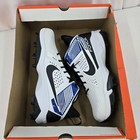 New Nike Force Savage Pro 3 Shark White Blue Cleats Men s Size 17 Fj8163-100