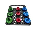 Arbiter Backflow Quick Connect Test Fittings  aluminum  Complete Set Of 9 Fit   