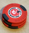 Three  3   5 Mgm Grand Las Vegas Casino Chip Lot  las Vegas Nevada   Poker 