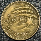 Higher Grade 1955 Lebanon 10 Piastres Coin-jan363