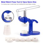 915pcs Watch Repair Tool Kit Case Opener spring Bar Tool case Press 12 Dies Us
