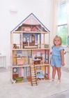 Kidkraft Charlotte Classic Wooden Dollhouse With 15 Accessories  For 12 Dolls