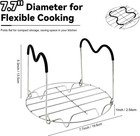 Steamer Rack For 6 8 Qt Pressure Cookers Stainless Steel With Handles