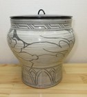 Kyo Ware 17 5 Cm Water Container Japanese Pottery Mizusashi Tea Ceremony Tools