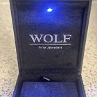New  Led Light Jewelers Black Display Jewelry Gift Box Necklace Lit Ring