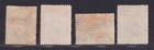 Malta Scott 161-164 Used 1928 Kgv Postage   Revenue Overprints Hi-vals Scv  150
