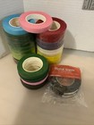 28 Roles Of Floral Tape  23 New And 5 Used Assorted Colors 