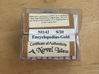 Dollhouse Miniature Set Of 20 Encyclopedias In Red Embossed In Gold A Novel Idea
