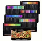 180 Brutfuner Oily Colored Black Barrel Pencils In Metal Box New Shipping Incl