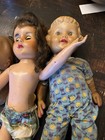 Lot Of  Vintage Antique Rubber plastic Dolls For Restoring