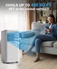 10000 Btu Portable Air Conditioner  3-in-1 Portable Ac With Dehumidifier   Fan