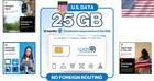 Year-long 25gb Data Sim Card - Activates On First Use  Speedy Connectivity