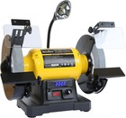 Woodskil Digital Display 3 4hp 8 In Variable Speed Bench Grinder With Work Light
