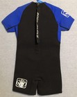 Body Glove Shorty Wetsuit Youth C1 Blue Black Short Sleeve Neoprene Back Zip