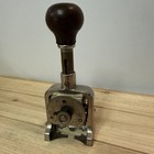 Antique Bates Automatic Numbering Machine Pat  1891   1906 Works 7 Wheel Stamp