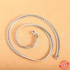 Mens Solid 925 Sterling Silver 5mm Curb Cuban Link Chain Necklace 20   26  