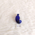 19c Antique Victorian Unique Cobalt Blue Cut Glass Perfume Bottle Rare Gl447