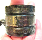 Vintage Silver Plate Napkin Ring Female Child Figural