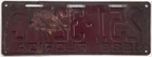 Florida 1928 License Plate 251-327-c Original Paint Dmv Clear