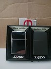 Zippo Vintage 2 Lighter Set  Budweiser   Bud Racing  Chrome   Matte  