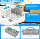 Wd28x21715 Wd28x28918 Dishwasher Rack Replacement For Ge Dishwasher Lower Rack W