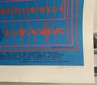 Doors Fd-61 Avalon Ballroom Reprint Of 1967 Concert Poster Signed By Moscoso