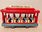 Mr  Rogers Neighborhood Wooden Trolley Car Only 10 5  Fred Holgate Toys