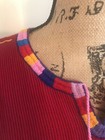 New Authentic Mexican Cotton Blouse top Ethnic Hand Embroider Boho hippie Multi 