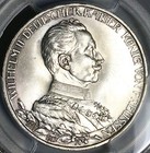 1913 Pcgs Ms 65 Prussia 3 Mark Reign Jubilee German State Silver Coin  25062102c