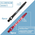 30 Pcs Dart Shafts For Steel Tip Medium 2ba Thread Aluminium Alloy Dart Stems   