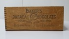 Antique Wooden Chocolate Crate  Bakers Caracas  Gold Medal  9 5  X 6 75 