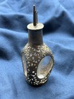 Antique Perfume Bottle Silver Plated Art Nouveau Crystal Scent Bottle Early 1900
