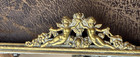 Vintage Rectangle Gold Tone Mirror Vanity Tray Cherubs Angels Design Bathroom