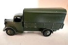 Dinky Toys Austin Military Covered Wagon - No  625- Olive Drab W canopy - Good