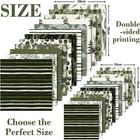 24pcs Watercolor Forest Pattern Paper White Green Christmas Tree Scrapbook Speci