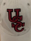 Vtg Univ South Carolina Gamecocks Russell Hat Cap Adult One Size Back Strap Tan