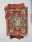 Vintage 1910 s Persian Rug Tobacco Cigarette Felt  3  X 4 1 2  
