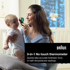 Braun Sensian 7 Forehead 3-in-1 Non-contact Infrared Thermometer  Age Precision