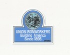 Retro Union Ironworkers Iron Workers Building America Since 1896  Iw Sticker