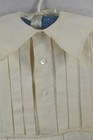 Antique Child Dress White Cotton Drop Waist Bust 30 In Edwardian Original 