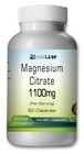 Magnesium Citrate Capsules - 1100 Mg Serving - 60 Caps