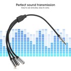     3 5mm 0 1in 3 In 1 Splitter Cable 1 Male To 3 Female Stereo Wire High Comp