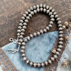 16  Navajo Pearls Desert 6mm Southwest Native Bench Beads Squash Pawn Necklace
