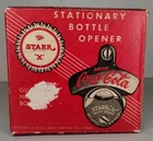 Vtg Starr  x  Coca-cola Soda Wall Mount Bottle Opener New In Original Box 