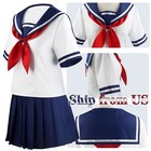 Jk School Uniform Japan Anime Sailor Women Girl Costume Cosplay Outfit Dress