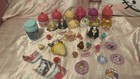 Huge 2010   s Smooshy Mushy Bundle Of Squishies cups stickers  Keychains And More