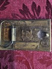 Vintage 1979 Pabst Blue Ribbon Belt Buckle Serial Number H107 Usa Made Americana